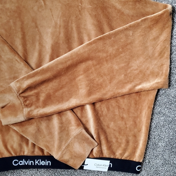 Calvin Klein CK Performance Micro Ribbed Long Sleeve Hoodie for Macys NWT - Picture 8 of 12